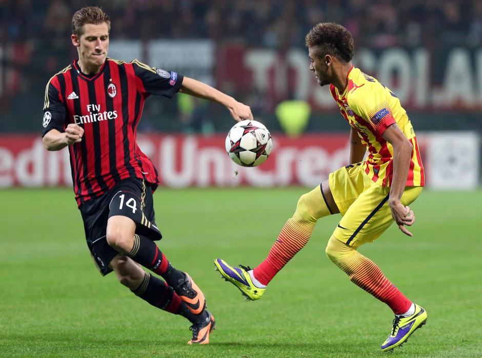 Valter Birsa Neymar Milan Barcelona  | Avtor: EPA