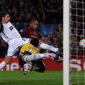 Thierry Henry je dosegel prvi zadetek za Barcelono.