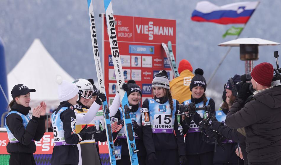 Inštitut 8. marec z udarnim zapisom o ženskih skokih v Ljubnem