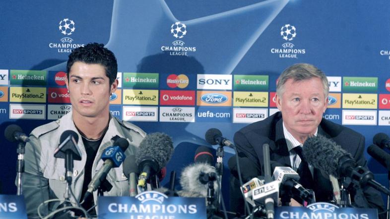 cristiano ronaldo alex ferguson