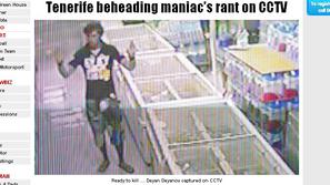 Trgovcu je Dejanov pokazal, kako velik nož potrebuje. (Foto: The Sun)