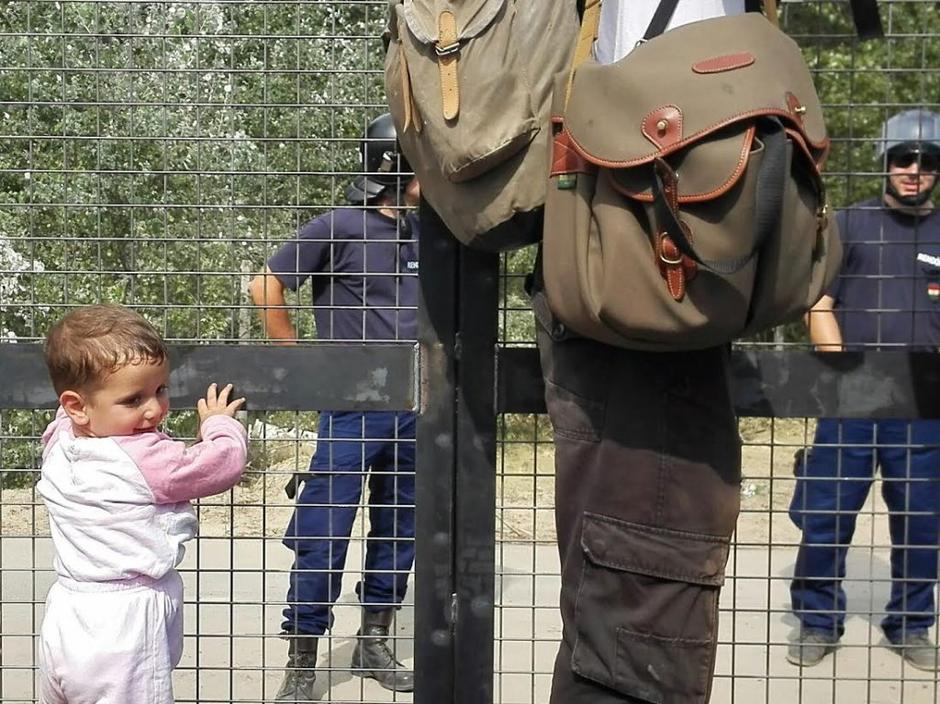 Begunci na srbsko-madžarski meji | Avtor: Anže Petkovšek