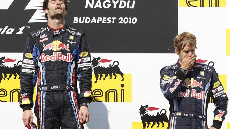 S četrto zmago Webber vodi v seštevku, Vettel pa po vnovičnem polu spet ni zmaga