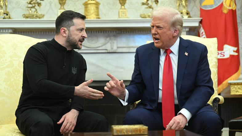 Volodimir Zelenski Donald Trump v ovalni pisarni