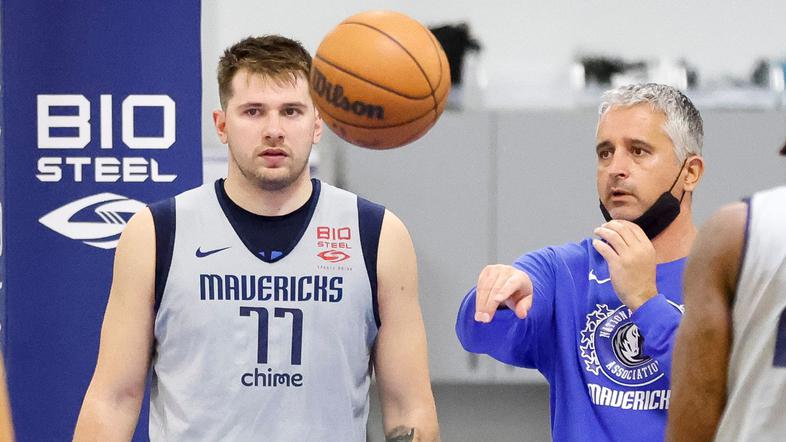 Luka Dončić in Igor Kokoškov