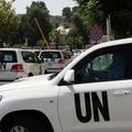 Prihod inšpektorjev ZN v Sirijo 