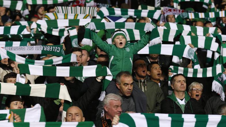 navijači Celtic Park Celtic AC Milan Liga prvakov