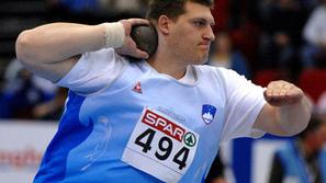Miran Vodovnik si na Sredozemskih igrah želi meta prek 20 metrov.