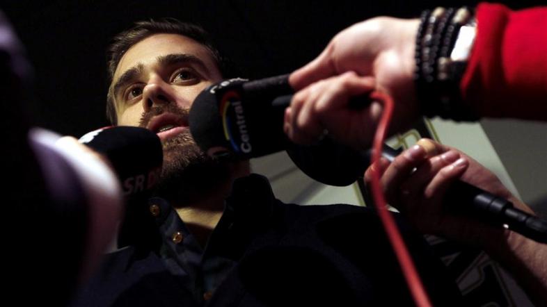 Zetterberg Detroit Red Wings lockout mikrofon novinarji Zug Švica