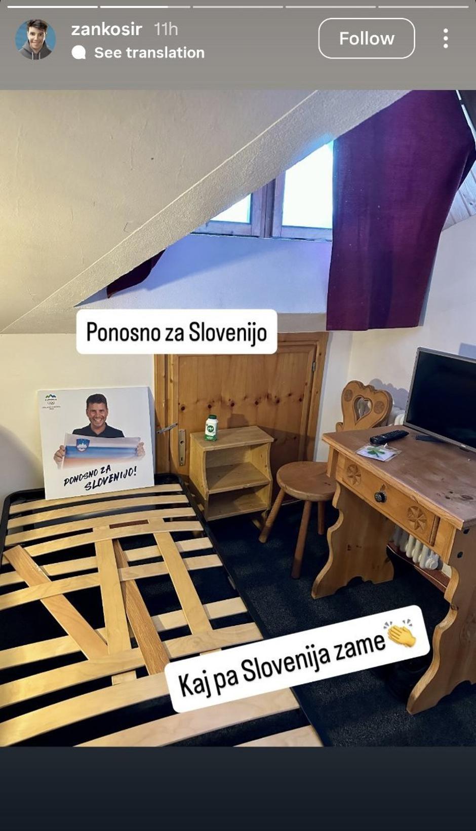 Žan Košir | Avtor: Instagram/Žan Košir/posnetek zaslona