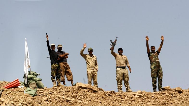 Iraški vojaki v Tikritu