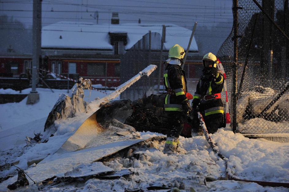 Nesreča letala v Švici