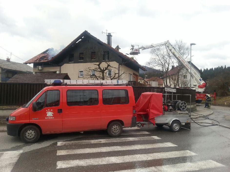 Požar v Dolenjskih Toplicah