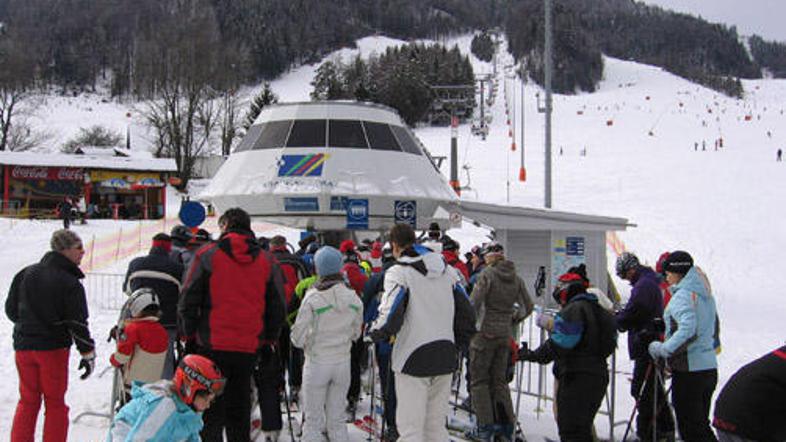V lanski zimski sezoni so na kranjskogorskih smučiščih našteli 200 tisoč smučarj