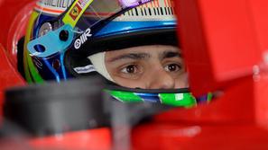 Felipe Massa bo za Ferrarija dirkal še dve leti. Za zdaj ima 11 zmag. (Foto: Reu