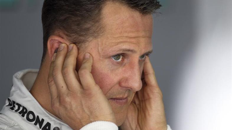 Schumacher VN Bahrajna Bahrajn Mercedes Manama tretji prosti trening ušesa uho