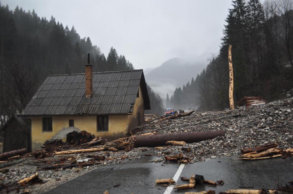 Vremenska ujma v Logarski dolini
