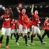 Carrick Evra Jones Manchester United Aston Villa Premier League Anglija liga prv