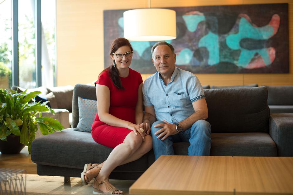 Psihoterapevta Nuša Tojnko Kovačević in Milenko Kovačević | Avtor: Anže Petkovšek