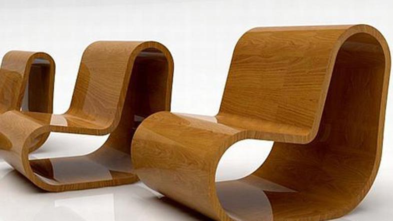 Leseni gugalniki se podobno kot ruske babuške zložijo eden v drugega.