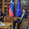 Borut Pahor, predsednik republike, in Matej Tonin, predsednik državnega zbora