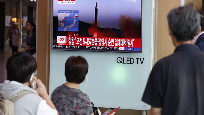 izstrelitev rakete Severna Koreja