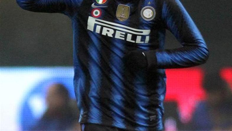 Diego Milito gol zadetek veselje proslavljanje slavje proslava