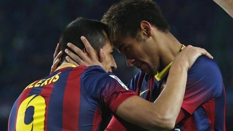 Alexis Sanchez Neymar Barcelona Villarreal Liga BBVA Španija prvenstvo
