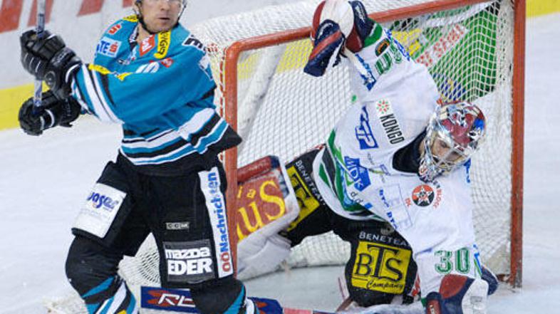 Alex Westlund tokrat ni mogel preprečiti poraza Olimpije.