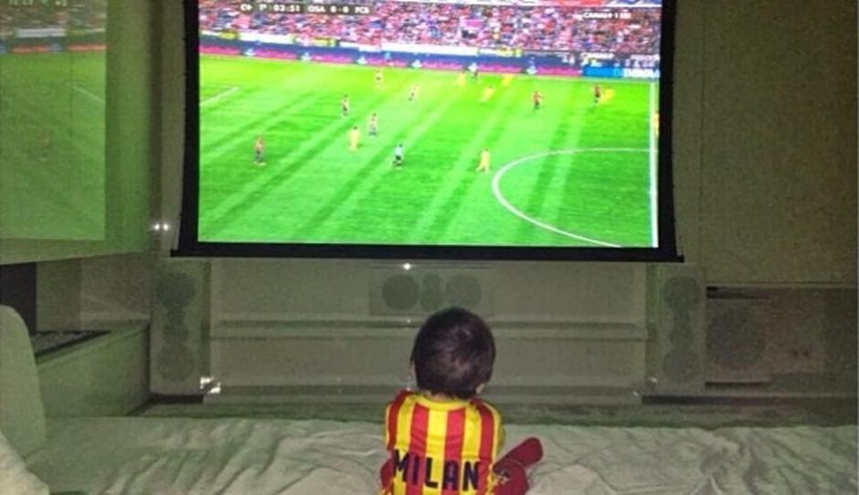 Milan Pique Shakira Osasuna Barcelona Liga BBVA Španija prvenstvo | Avtor: Instagram
