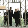 Ameriškega predsednika Baracka Obamo in nemško kanclerko Angelo Merkel je med ob