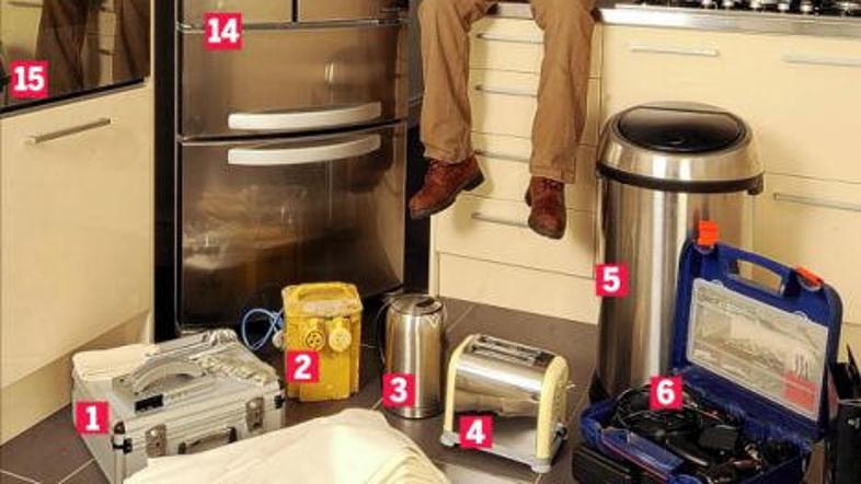 Brooksova kuhinja je vredna skoraj 9 tisoč evorv.