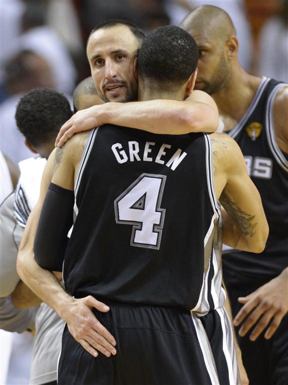 Green Ginobili Miami Heat San Antonio Spurs NBA končnica finale prva tekma | Avtor: EPA