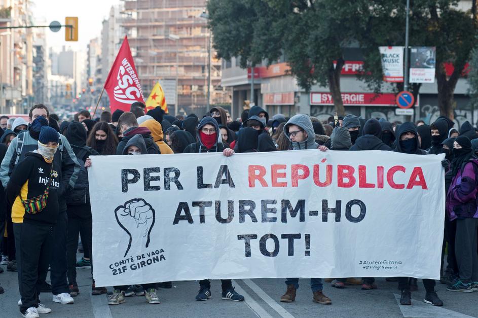 Protesti v Kataloniji