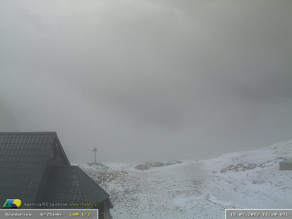 Sneg na kredarici | Avtor: Arso