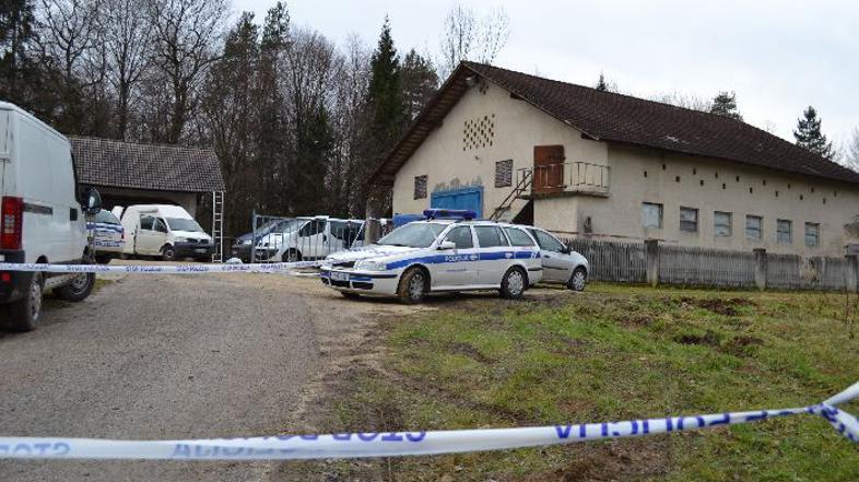 Laboratorij za gojenje indijske konoplje pri Šentjerneju.