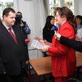 Direktor Splošne bolnišnice Brežice je podpise z veseljem sprejel, minister Maru