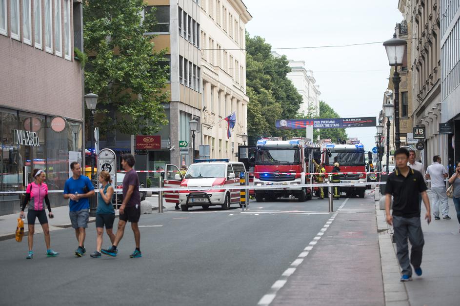 požar v Hotelu Union Ljubljana