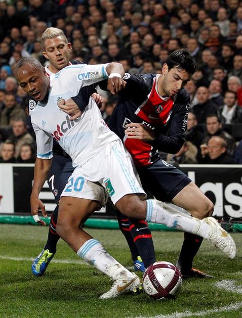 Ayew Pastore Marseille Paris Saint-Germain PSG Ligue 1 Francija