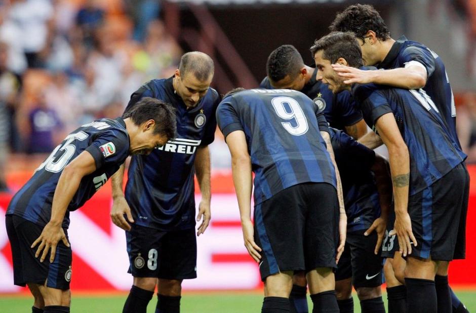 Nagatomo Palacio Inter Milan Genoa Serie A Italija liga prvenstvo | Avtor: Reuters