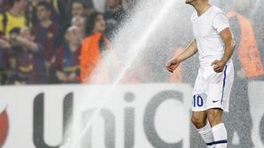 Sneijder je na današnji dan leta 2010 zabil izenačujoči gol Barceloni. (Foto: Re