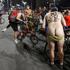 Goli kolesarji in kolesarke so v Sao Paolu opozarjali na ogroženost kolesarjev v