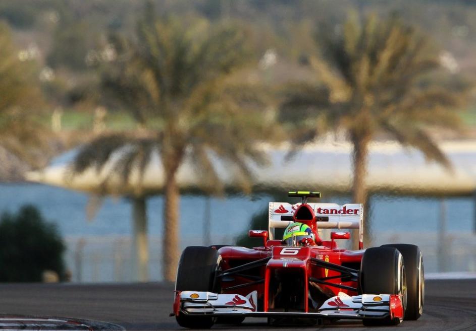 Massa Abu Dabi Dhabi trening formula 1