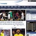 Takole na klubski spletni strani Real Madrid sporoča, da zna v polfinalu Lige pr