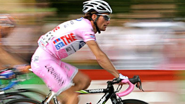 Danilo DiLuca je zadržal vodstvo v skupnem seštevku.