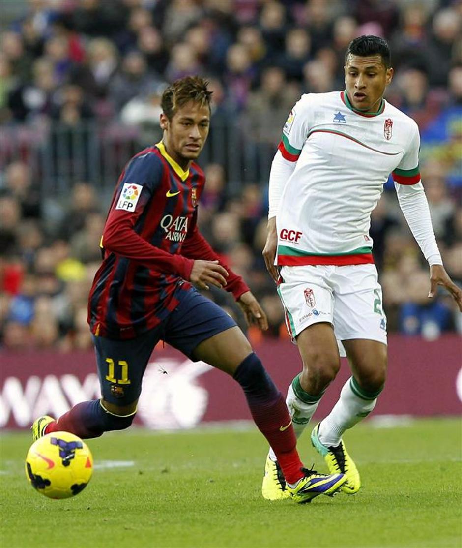 Neymar Murillo Barcelona Granada Liga BBVA Španija prvenstvo | Avtor: EPA