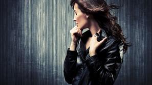 usnjena jakna ženska moda