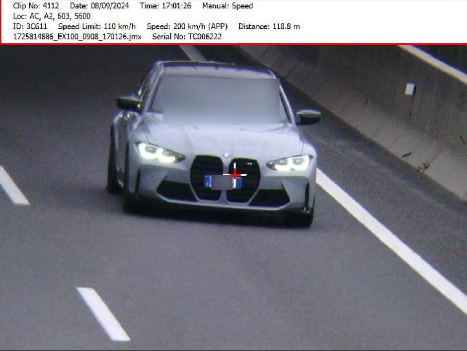 policija nadzor hitrost avtocesta | Avtor: PU Kranj