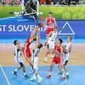 Kleiza Bogdanović Šarić Seibutis Litva Hrvaška EuroBasket Stožice