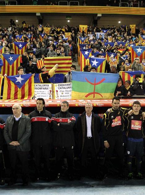 Katalonija Nigerija Cruyff prijateljska tekma Barcelona katalonska zastava